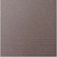 Ступень Уральский гранит Стандарт U110M 30*30 коричнево-розовая